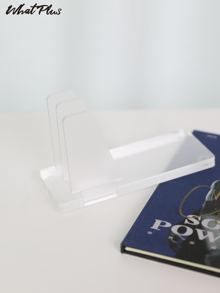 WhatPlus A1 Album CD Stand, Acrylic - transparent, CD Bracket